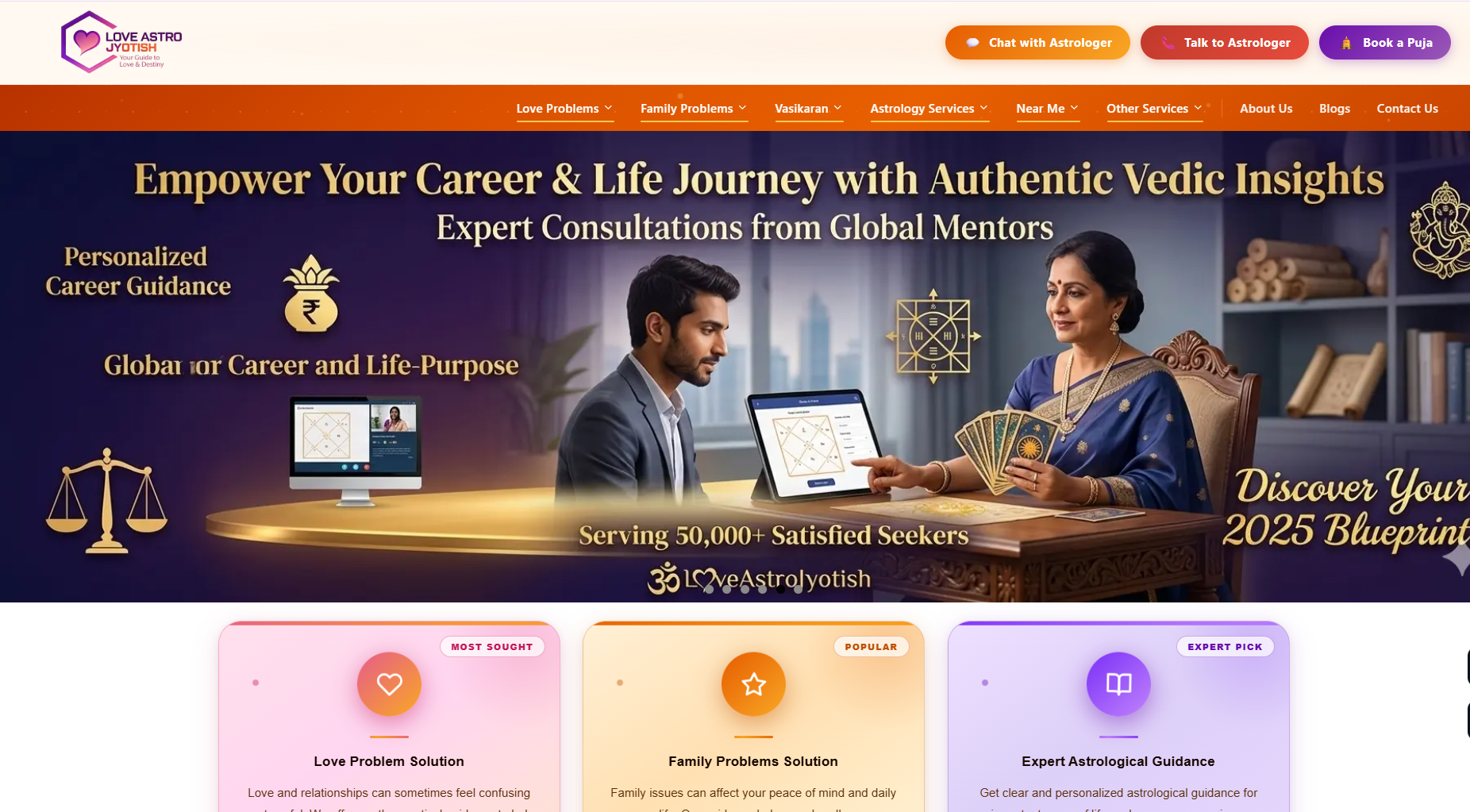 LoveAstroJyotish homepage