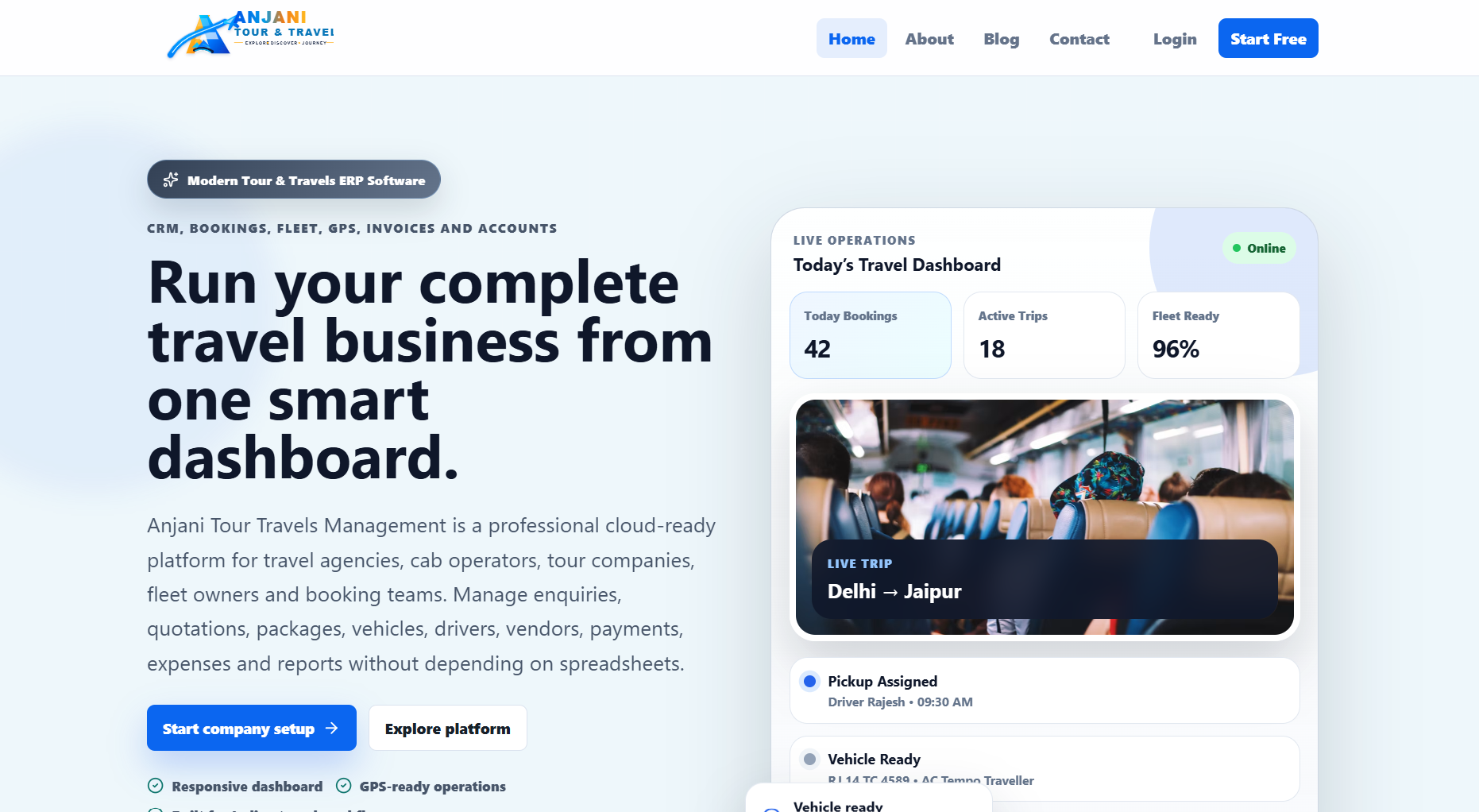 Website Home Page