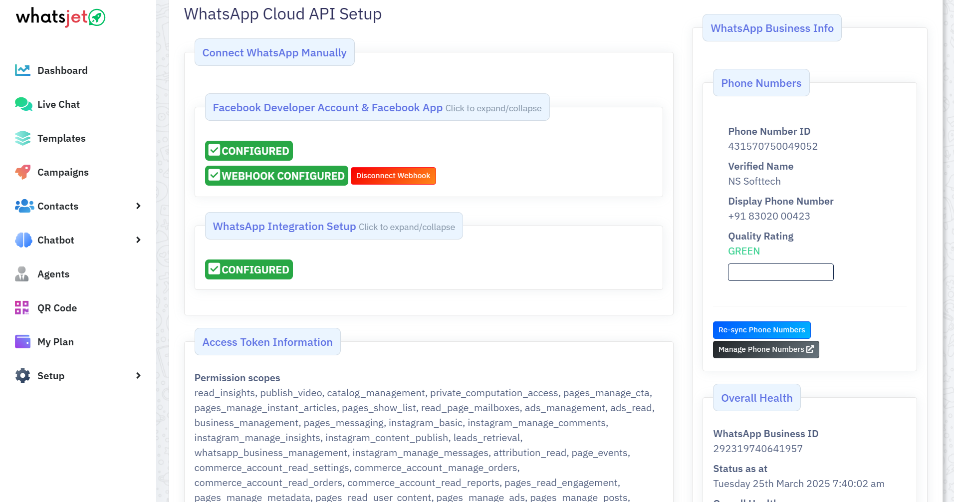 WhatsApp Cloud API Setup