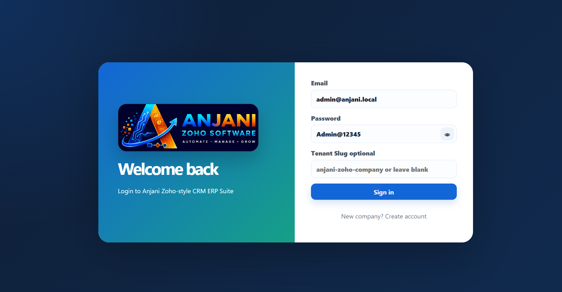 Secure Login Page